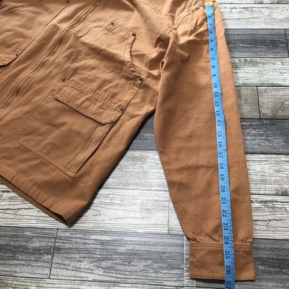 Altamont Chore Jacket Men’s XL Brown Full Zip Corduroy Collar Pockets Cotton. - Picture 3 of 13